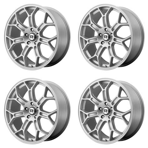 4x Motegi Racing 19 Mr120 Wheels Silver 19x10 5x475 5x12065 79mm