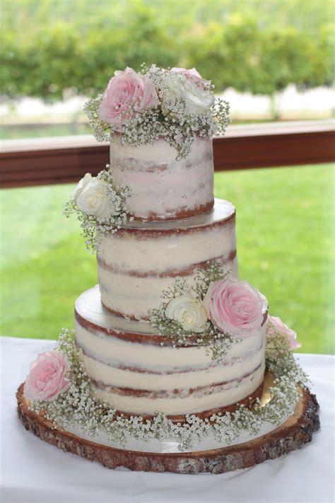 Naked Cake Hochzeitstorte Tortenschlaraffenland