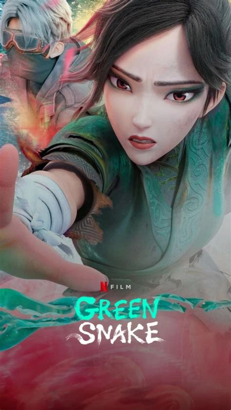 Green Snake Official poster Netflix | Green snake, Animation film, Anime