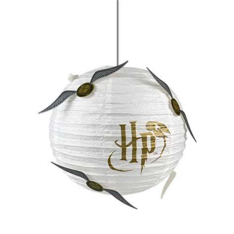 D Co Luminaire Harry Potter Suspension Papier Vif Dor Sur Logeekdesign