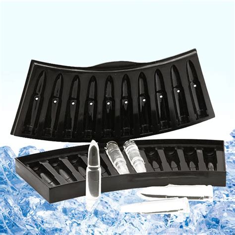 Aliexpress Buy 10 Grids Ice Mold Bullet Shape Ice Tray DIY