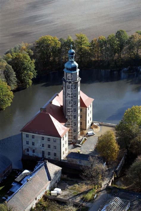 Luftaufnahme Bad Schmiedeberg Schloss Reinharz