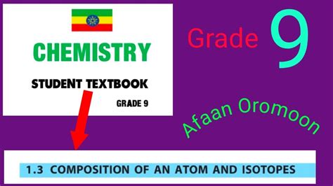 Grade 9 Chemistry Unit 1 Composition Of An Atom And Isotopes Youtube