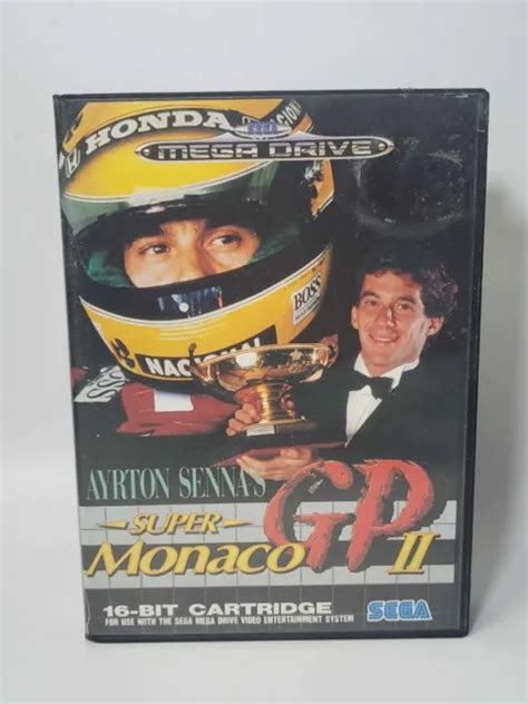 GAME SEGA MEGADRIVE Ayrton Senna S Super Monaco Gp II With Record