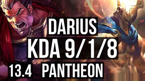 Darius Vs Pantheon Top M Mastery Legendary Games