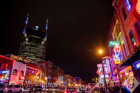 Lower Broadway Nashville at Night-4 | Nashville Guru