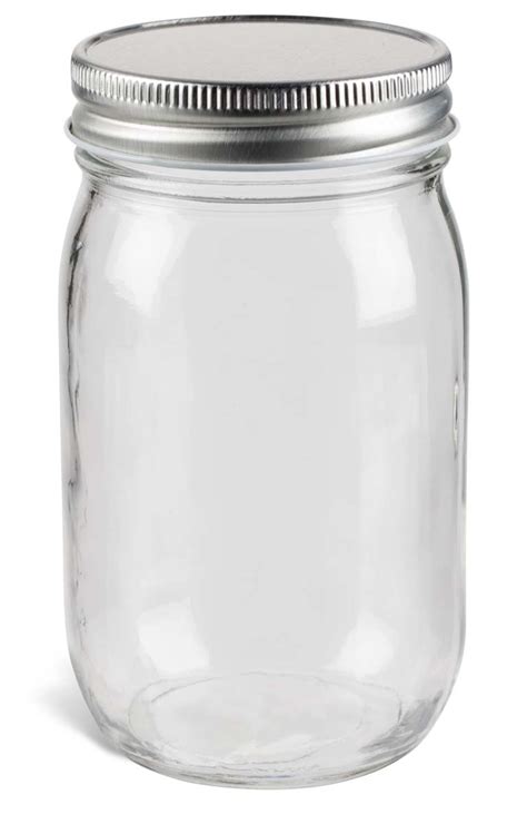 Glass Mason Jars Bulk Canning And Craft 16 Oz Specialty Bottle