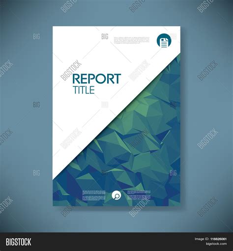 Business Report Cover Vector And Photo Free Trial Bigstock