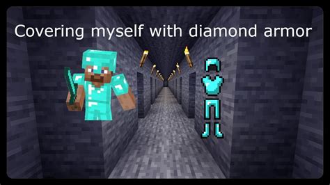 Minecraft Ep3 Covering My Self With Diamond Armor Youtube