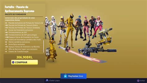 Abrindo Pacote SUPREMO Fundador FORTNITE Upgrade Ultimate Funder S