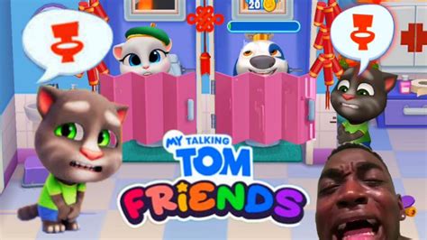 My Talking Tom Friend Funny Toilet Moment🐼🐭🚽🚽🚽🚽😀😀😀gameplay 02 Complete Ios Android Youtube