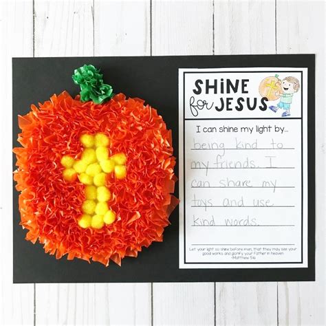 Let Your Light Shine Bible Craft