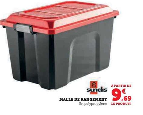 Promo Sundis Malle De Rangement Chez Hyper U Icatalogue Fr