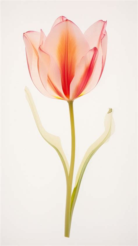 Real Pressed Tulip Field Flower Free Photo Rawpixel