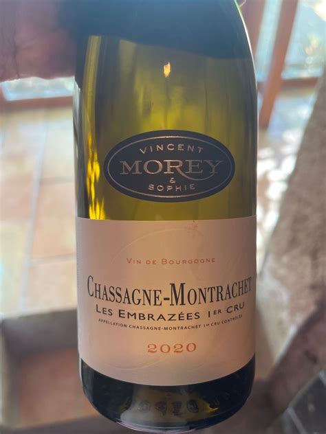 2020 Domaine Vincent And Sophie Morey Chassagne Montrachet 1er Cru Les