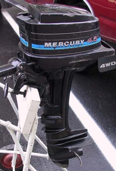 Used Mercury 4 5 Hp Outboard Boat Motor Mercury Outboards