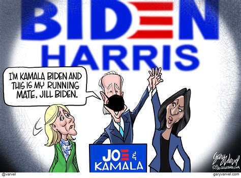 Political Cartoon U S Joe Biden Kamala Harris Vice President Gaffe Jill Biden The Week