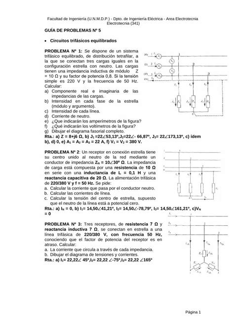 PDF GUÍA DE PROBLEMAS Nº 5 Circuitos trifásicos PDF fileGUÍA DE