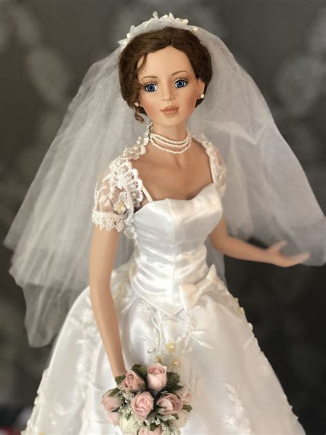 Wedding In A Dew Kissed Bower Porcelain Bride Doll The Ashton Drake