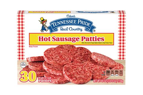 ODOMS TENNESSEE PRIDE Hot Sausage Patties | Conagra Foodservice