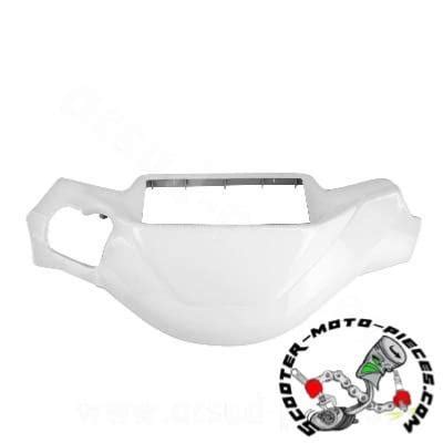 Car Nage Couvre Guidon Blanc Mbk Booster Spirit Yamaha Bw S