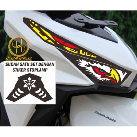 Jual Stiker Lampu Mata Picek Dan Alis Vario Led 125cc Shopee Indonesia