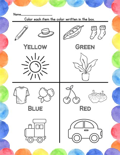 Yellow Coloring Pages