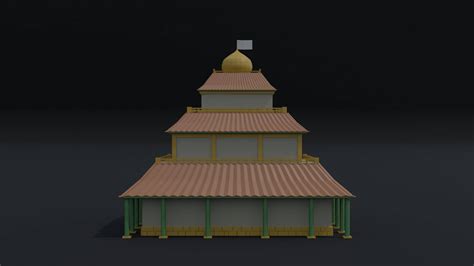 Cartoon Fairy Tail Guild Building 3d Model By Tykryk