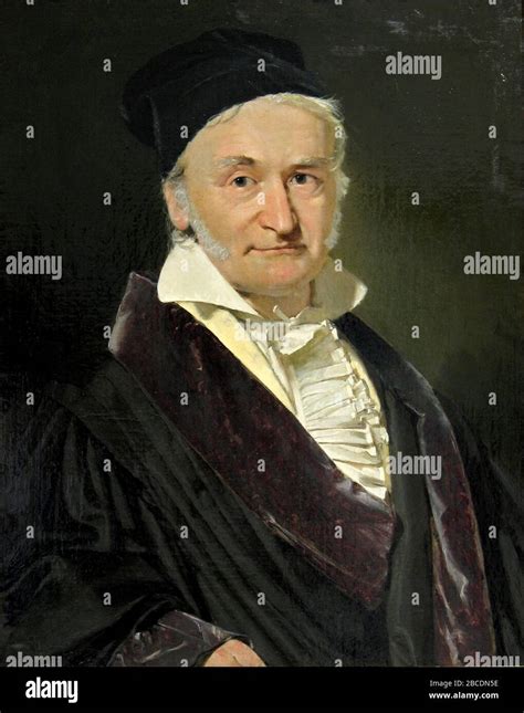 Johann Carl Friedrich Gauß 1777 1855 Deutscher Mathematiker Fotos Und