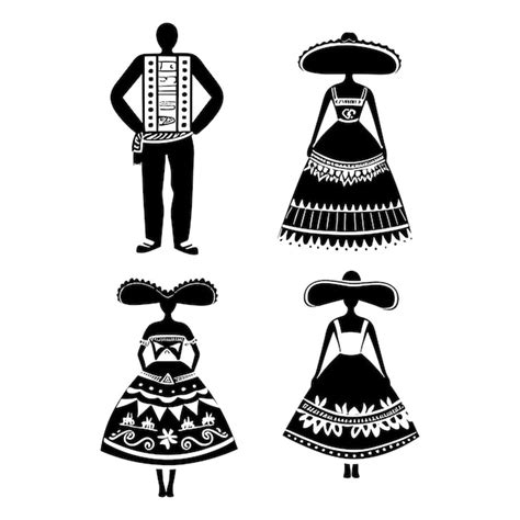 Premium Vector Set Of Mexico Icons Simple Line Art Style Icons Pack