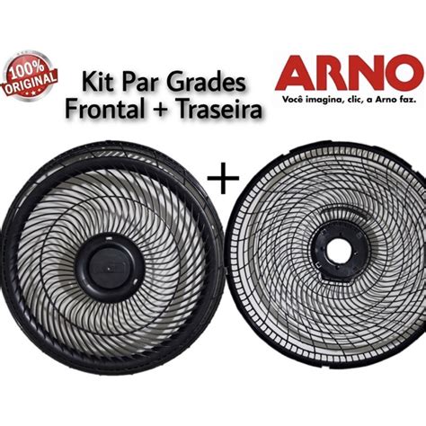 Kit Par Grade Da Frente Grade Traseira Do Ventilador Arno Silence