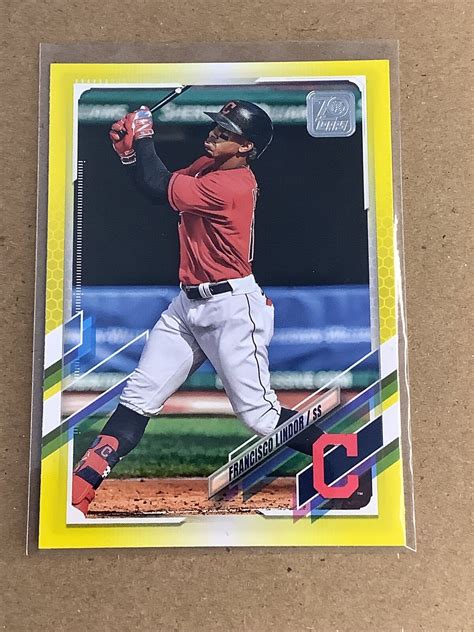 2021 Topps Francisco Lindor Walgreens Yellow 309 A 42 EBay