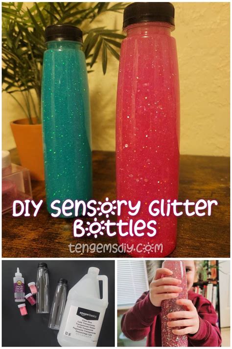 How To Make Diy Sensory Glitter Bottles