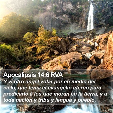 Apocalipsis 146 Rva Y Vi Otro ángel Volar Por En Medio Del Cielo