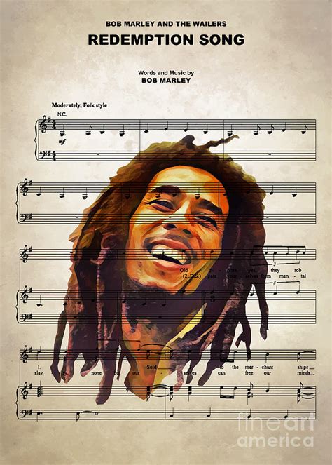 Bob Marley Redemption Song Poster