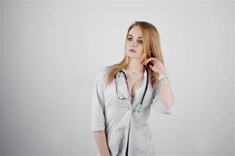 Blonde Doctor Nurse Stock Photo Image Of Adult Physician