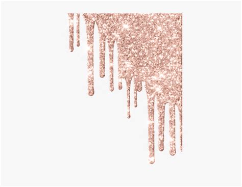 Glitter Gold Drip Png Transparent Png Kindpng