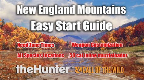 New England Mountains Easy Start Guide TheHunter Call Of The Wild