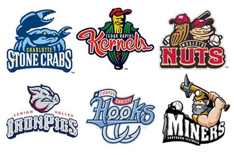 Minor Leqgue Baseball Logos Sports Logo Inspiration Sports Logo