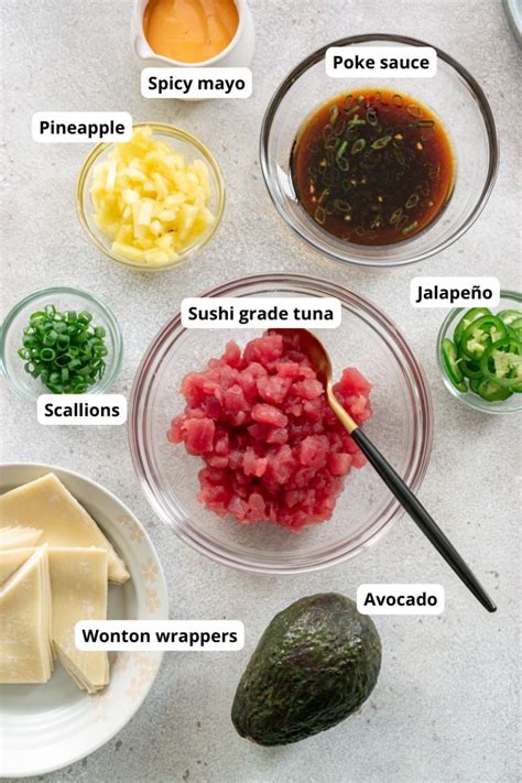 Tuna Poke Nachos - JZ Eats