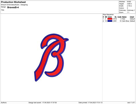 Atlanta Braves Embroidery Design Files