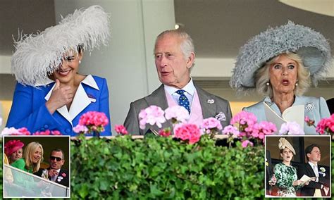 Lady Frederick Windsor Shares A Laugh With King Charles As She Joins