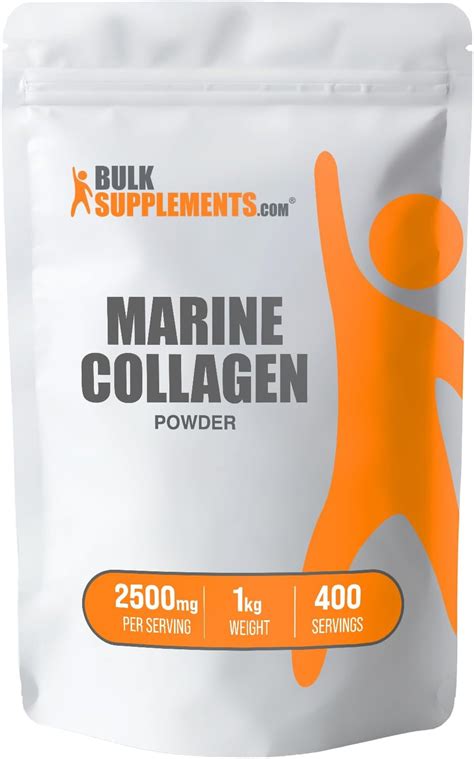 Amazon BulkSupplements Marine Collagen Powder Collagen