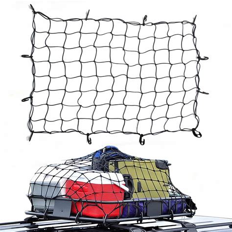 Red Wolf Cargo Net For Pickup Truck Bed X Stretches To X For