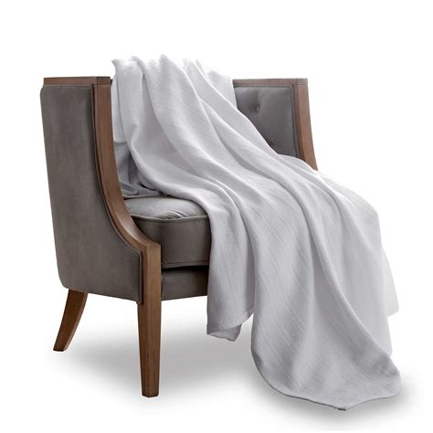 Vellux 100 Cotton Queen Blanket All Season Soft Cozy And Breathable