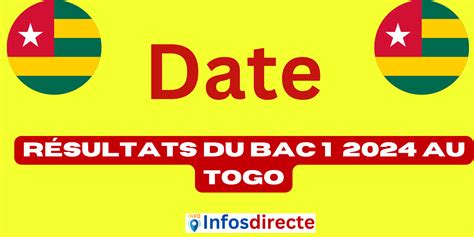 Pas de date officielle annoncée pour les résultats du Bac 1 Togo 2024