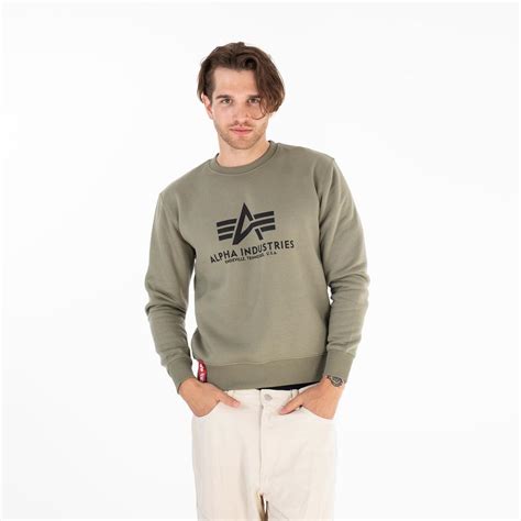 Bluza Alpha Industries Basic Sweater M Ska Zielona