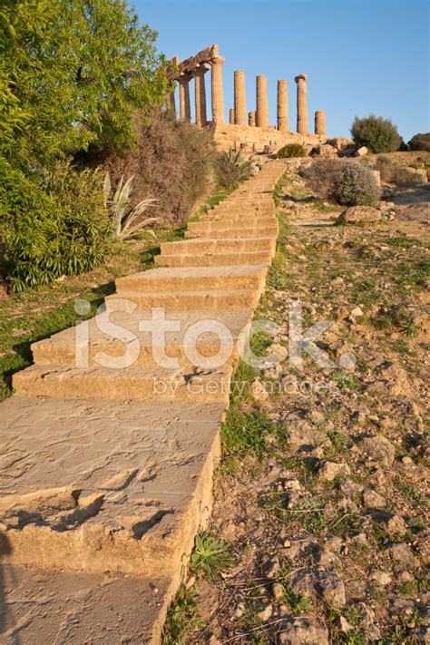 Stock Photo De Temple D Héra Agrigento Sicile Libre De Droits