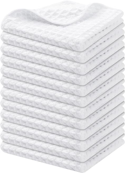 Amazon Homaxy Premium Microfiber Waffle Weave Kitchen Dish Cloths