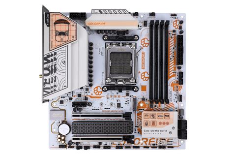 Colorful Presents The Colorfire B M Meow Wifi Motherboard Techpowerup